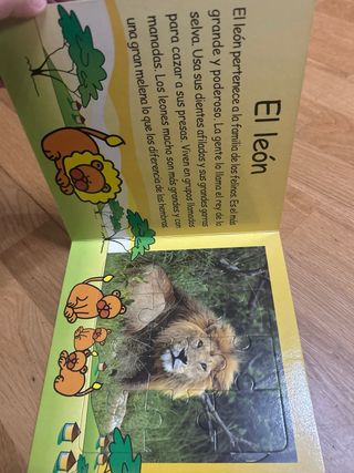 Lote. Conoce a los animales y crias con puzzles