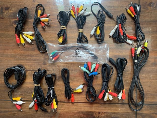 Cables RCA, Euroconector, HDMI