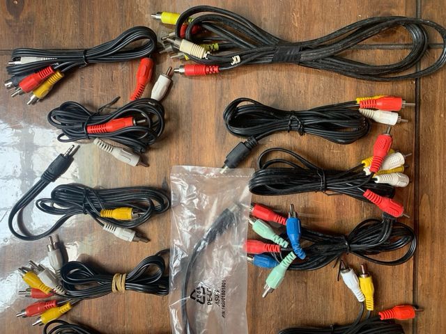 Cables RCA, Euroconector, HDMI