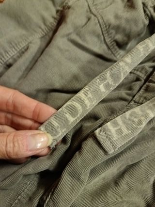 Pantaloni Corduroy Grigio Bambina