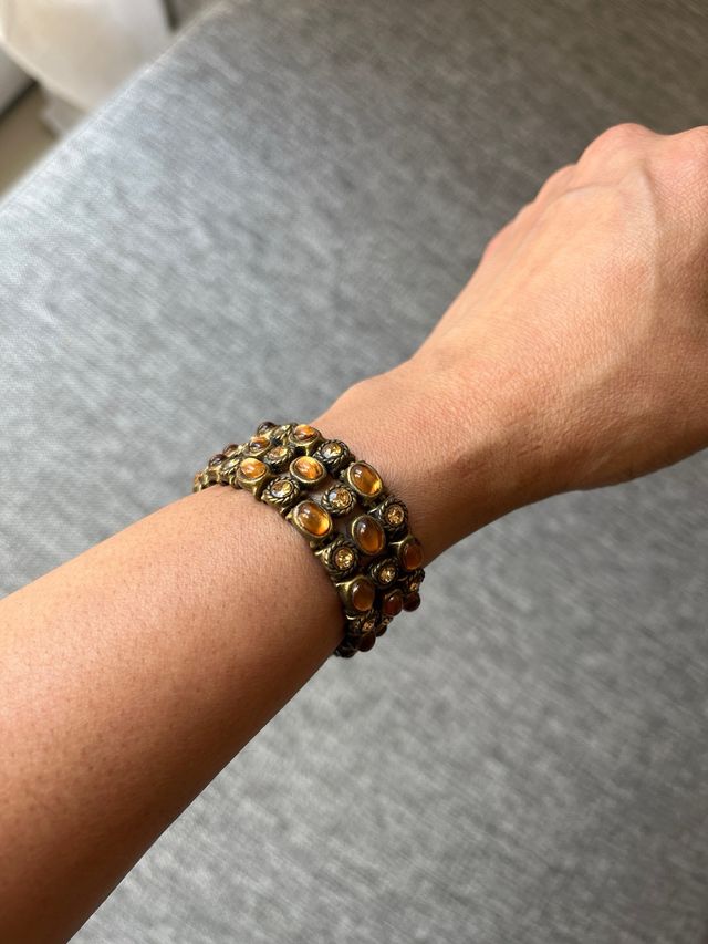 Pulsera piedras extensible