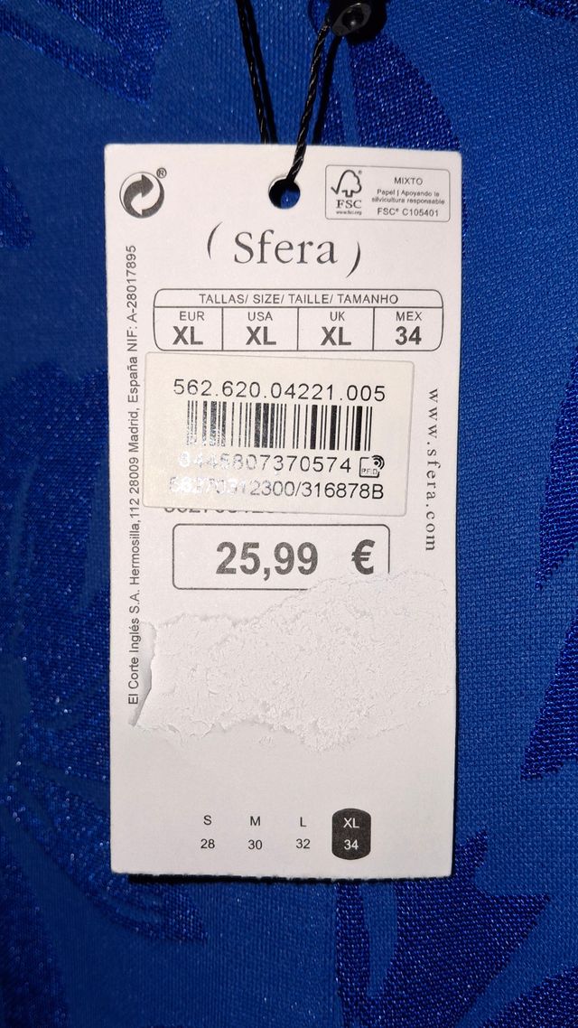 Pantalón marca Sfera Collection