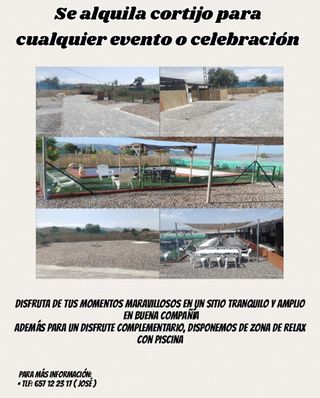 Alquiler Cortijo eventos