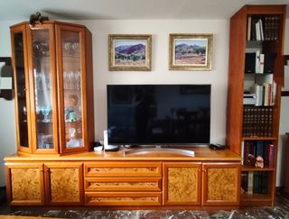 Mueble Comedor Madera - Vitrina Librería