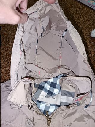 Giacca spolverino Burberry bambina