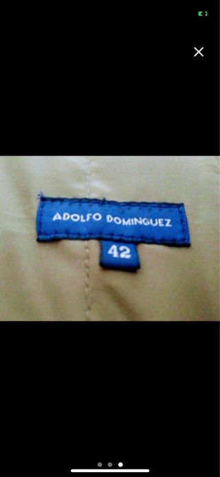 IMPOSIBLE MÁS BARATO. 
Adolfo Domínguez talla 42
