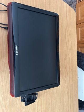 TV Philips 15" - Rojo y Negro
