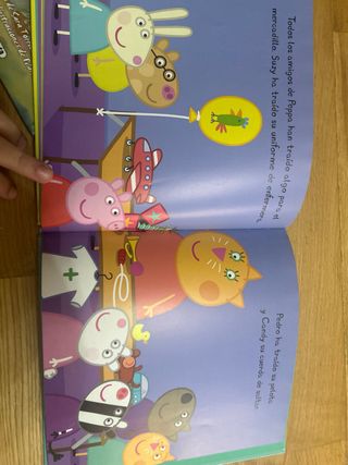 Pack 2 libros. Caperucita Roja y Peppa pig.