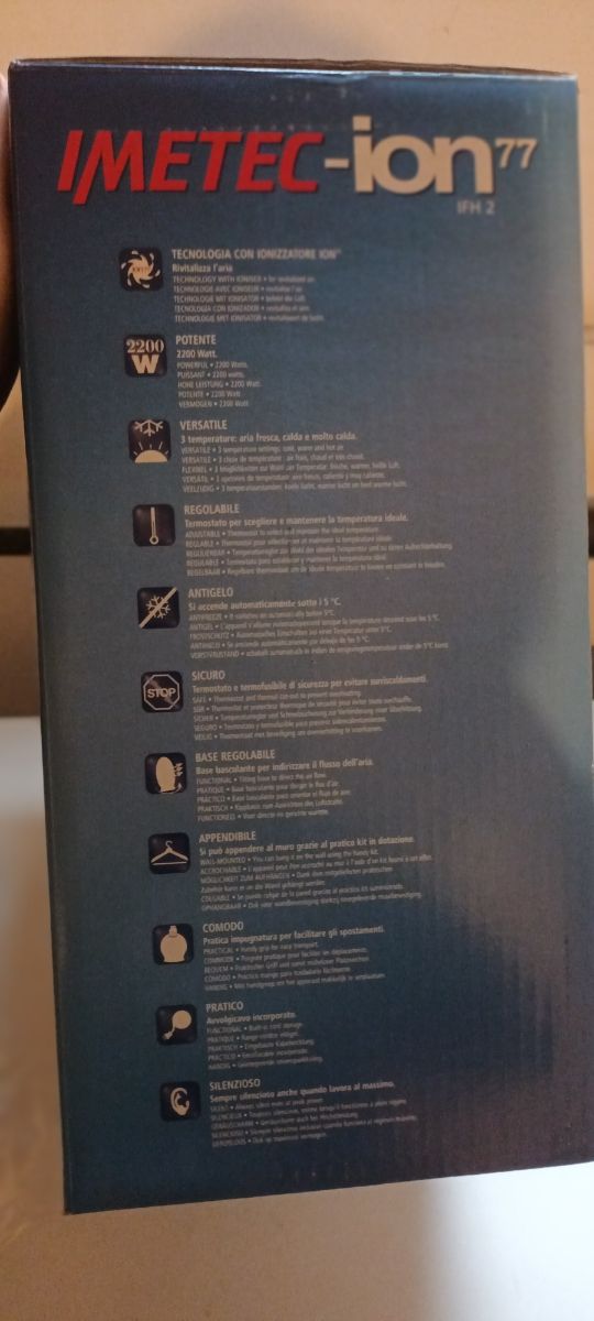Termoventilatore IMETEC ion77
