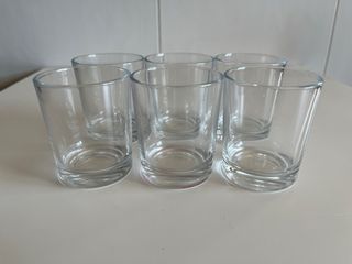 6 Vasos chupitos XL - Cristal