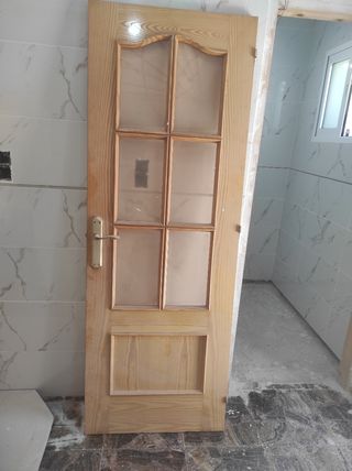 Puertas interior pino macizo