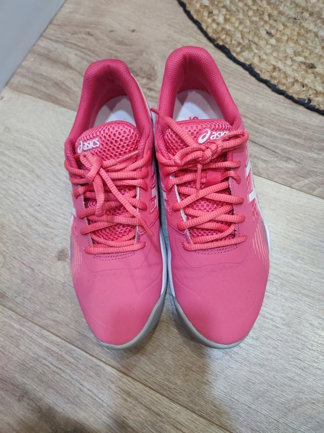 Zapatillas Asics pádel rosa mujer