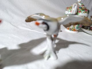 PAREJA DE PERDICES CERAMICA VIDRIADA