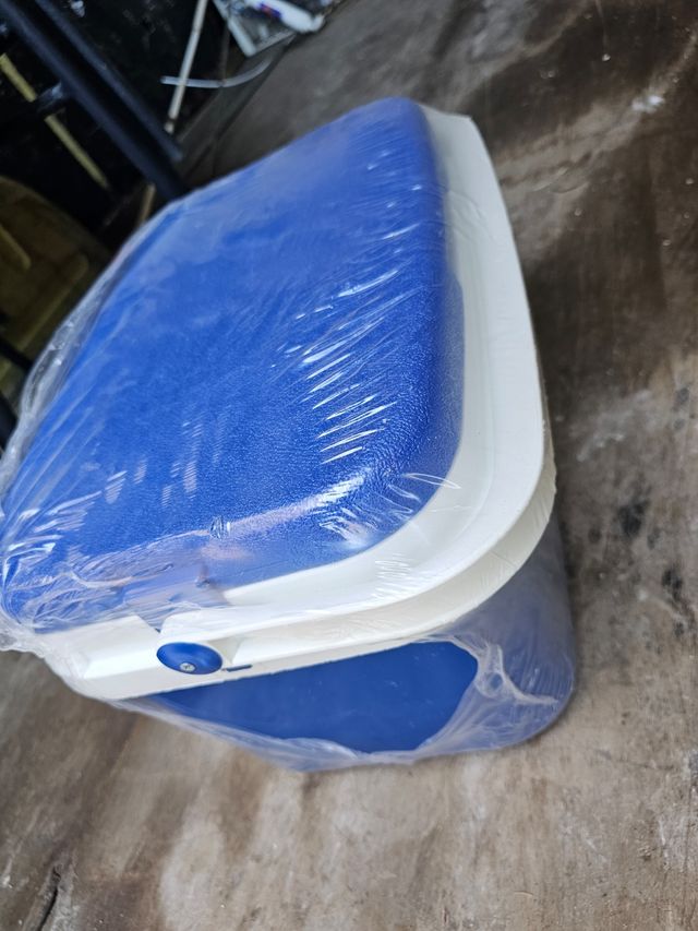 Nevera portátil Campos - Azul y Blanca