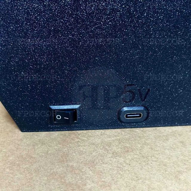 Rust com LED RGB! Caixa de luz para decoração