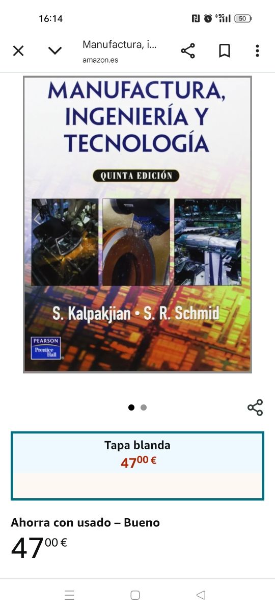 Manufactura: Ingenieria y Tecnologia, 5/ed.