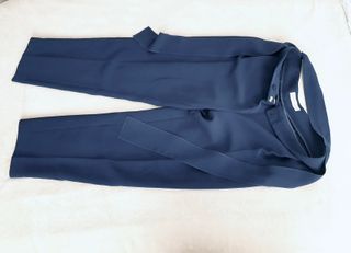 Pantalón pinzas azul Purificación García