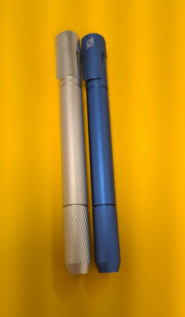 2 Portalápices Metálicos Extensores Apuralapices