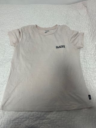 Camiseta Vans beige talla S