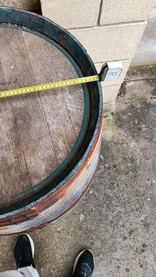 Barrica de roble de vino