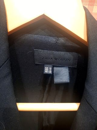 Americana negra mujer de zara