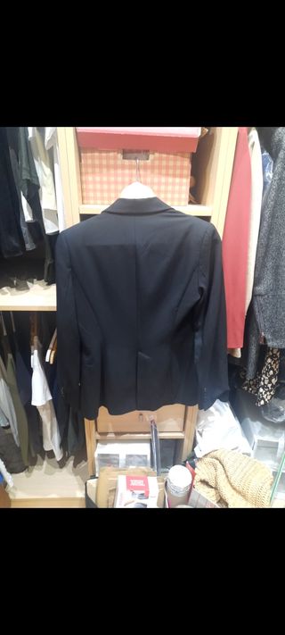 Americana negra mujer de zara