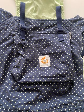 Ergobaby Portabebés - Azul con lunares