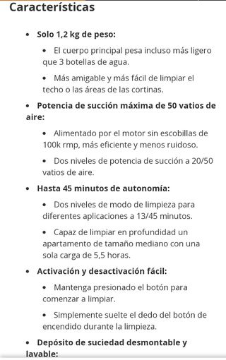 Aspiradora Xiaomi Mi Vacuum ligera