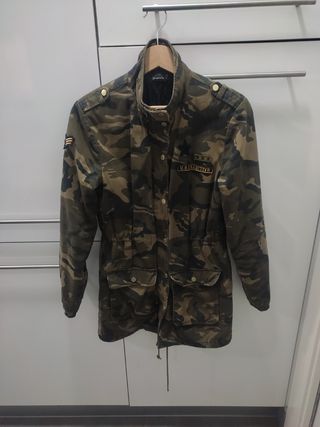 Cazadora militar camuflaje talla S