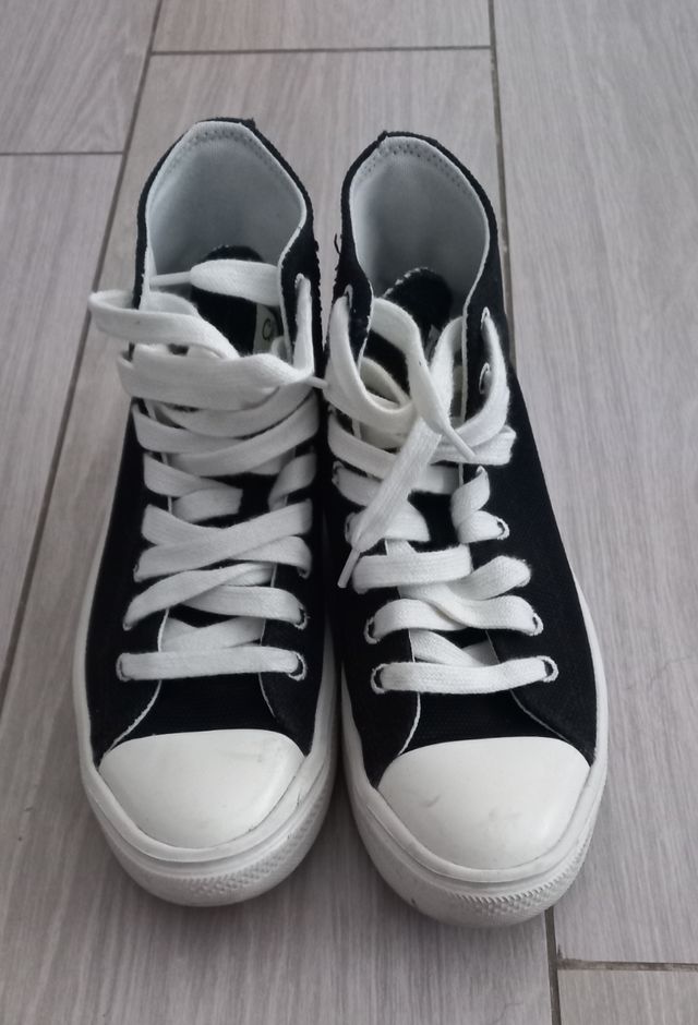 Converse nere - Scarpe alte donna 40