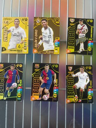 6 Cromos Panini FUT Champions