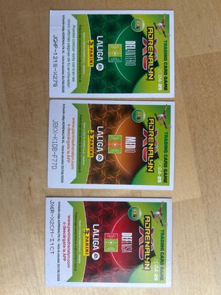 6 Cromos Panini FUT Champions