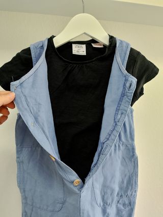 Completo 2-3 anni t-shirt salopette