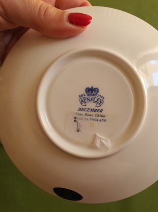 Set da Té Aynsley della linea mese 'December'