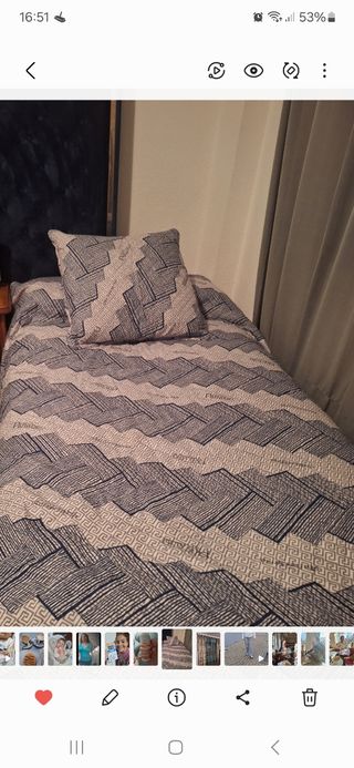 Colcha bouti azul y beige
2 unidades