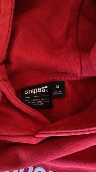 Sudadera roja Snipes Talla M