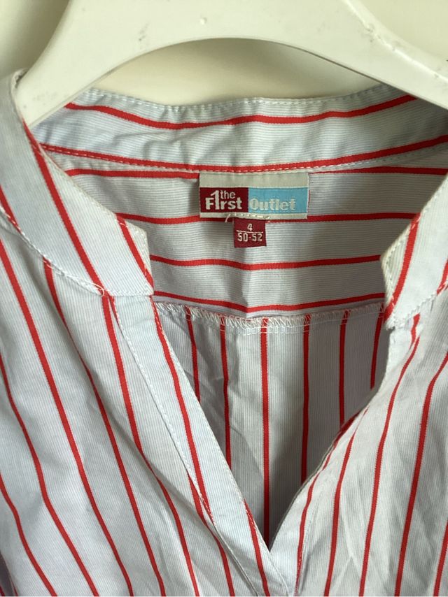 Blusa rayas rojas y blancas - The First Outlet