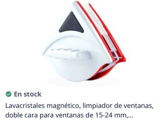 Limpiacristales magnético doble cara