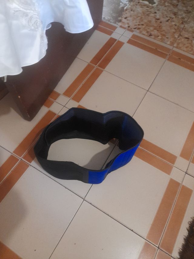Faja lumbar - Negra y Azul