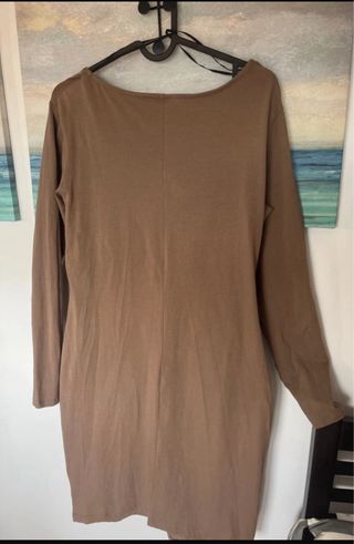 Vestido premamá HM marrón - Talla L