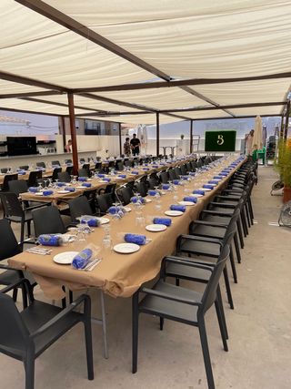 PÉRGOLA 15x10 METROS METAL NEGRO Envío disponible