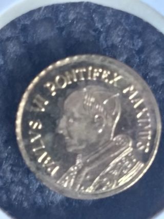 Monedas d Papas para colección d oro 
