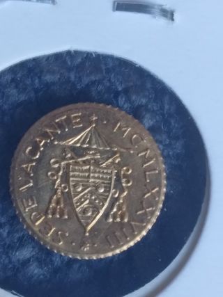 Monedas d Papas para colección d oro 