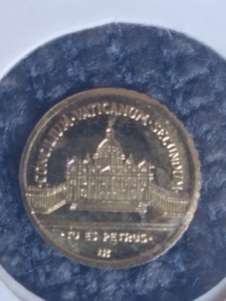 Monedas d Papas para colección d oro 