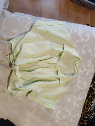 Blusa Zara verde - Talla 7