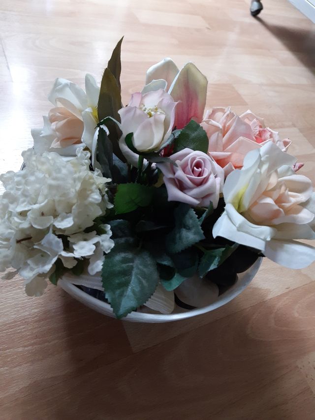 Centro flores artificiales 