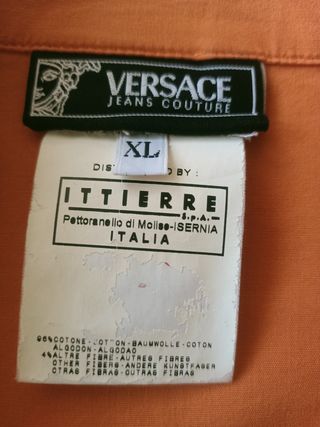 Camisa Versace naranja