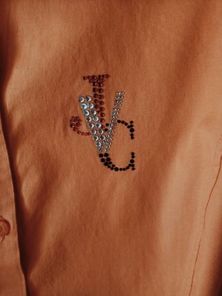 Camisa Versace naranja