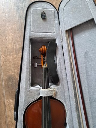 Violín  Karpathi con estuche rígido y arco