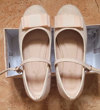 Zapatos niña Bubble Kids color rosa nude